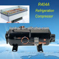 R404A horizontal refrigeration rotary compressor for air cooled condenser